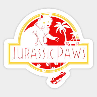 Jurassic Paws Sticker